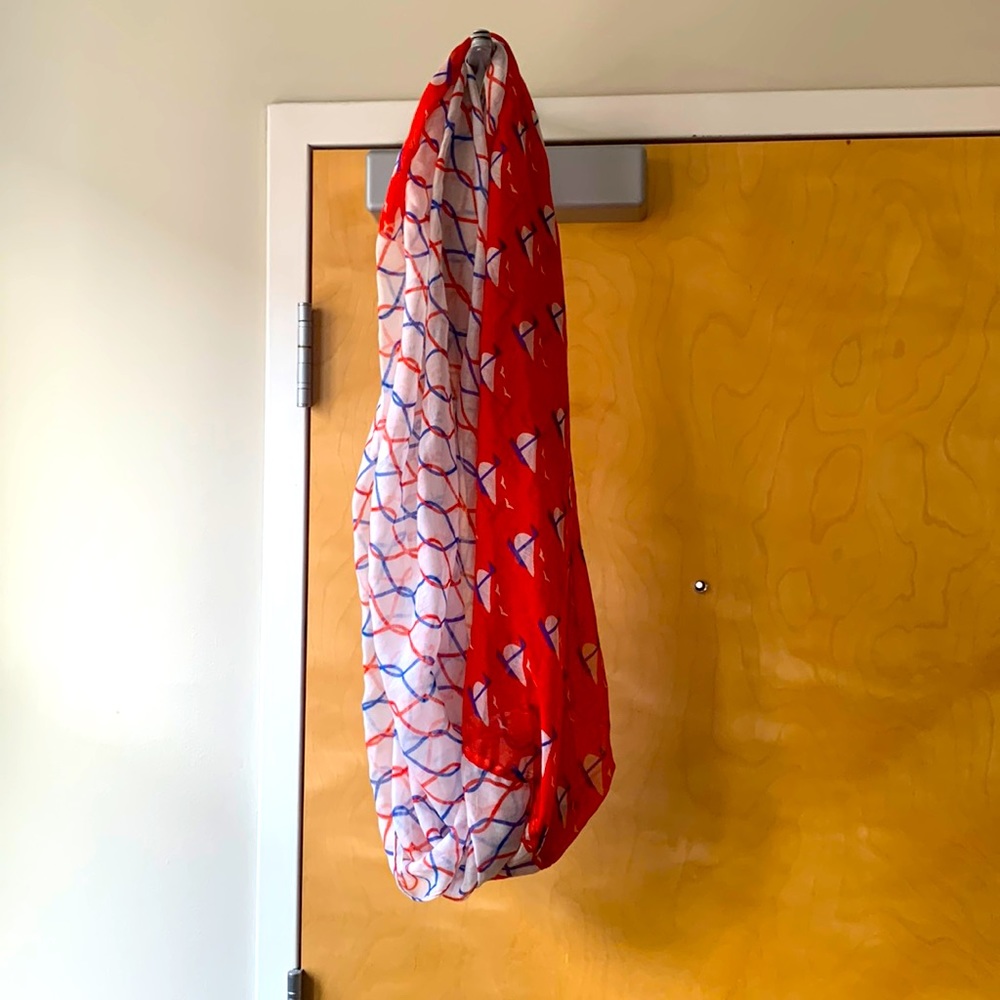 Nautical infinity scarf